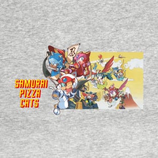 Samurai Pizza Cats T-Shirt